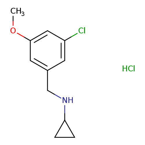 N-(3-chloro-5-methoxybenzyl)cyclopropanamine hydrochloride