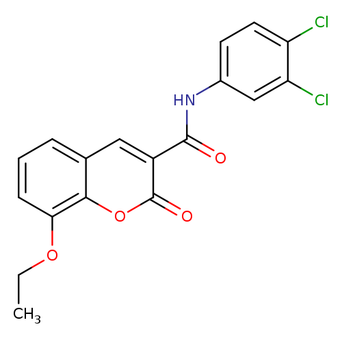 N-(3,4-dichlorophenyl)-8-ethoxy-2-oxo-2H-chromene-3-carboxamide