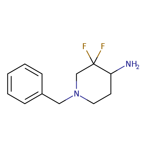 1-Benzyl-3,3-difluoropiperidin-4-amine