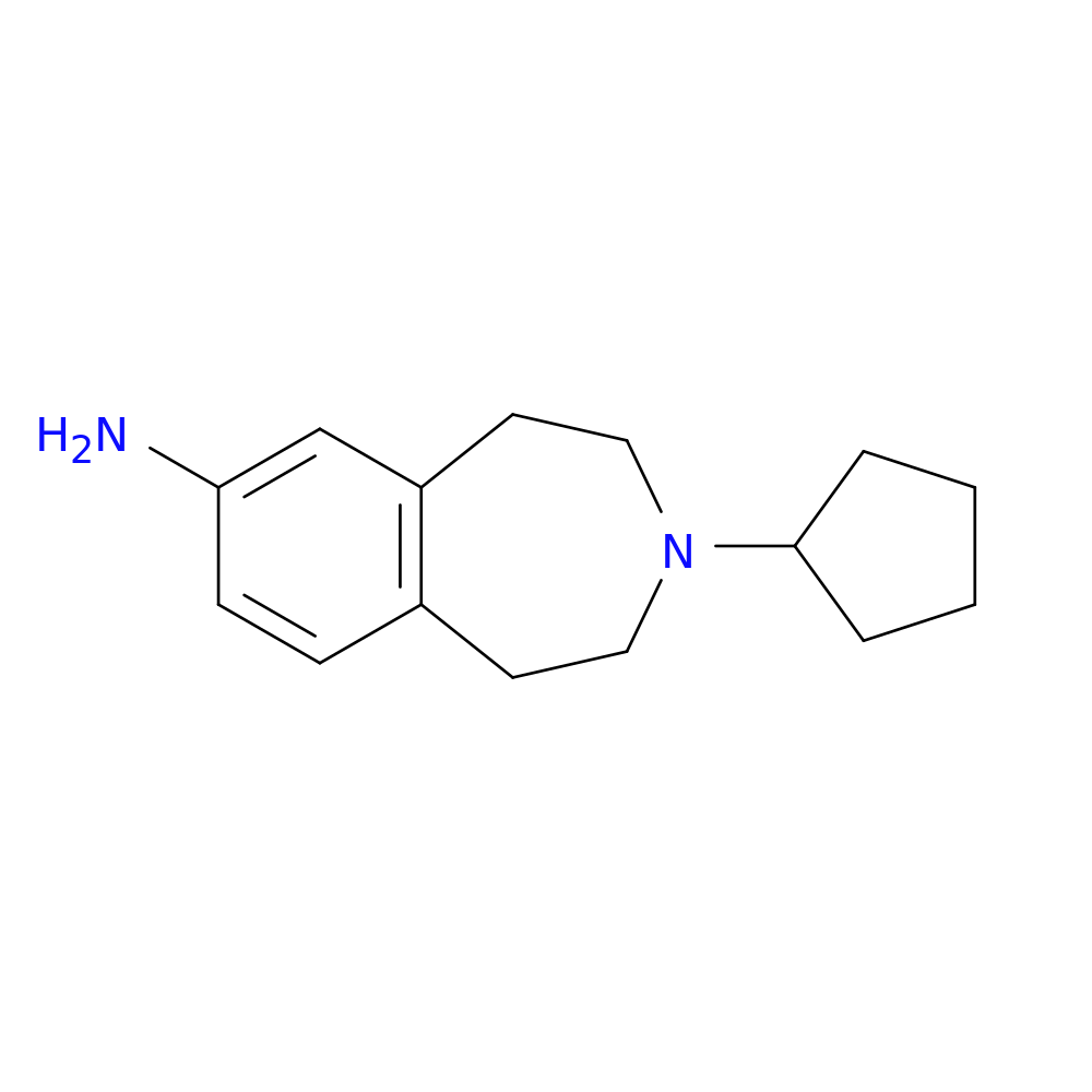3-Cyclopentyl-2,3,4,5-tetrahydro-1H-benzo[d]azepin-7-amine
