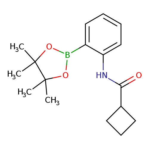 N-[2-(tetramethyl-1,3,2-dioxaborolan-2-yl)phenyl]cyclobutanecarboxamide