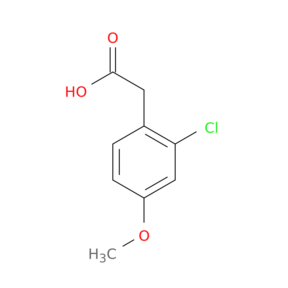 2-(2-Chloro-4-methoxyphenyl)acetic acid