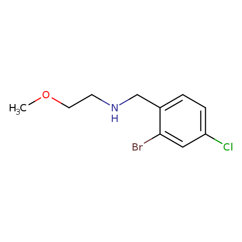 [(2-bromo-4-chlorophenyl)methyl](2-methoxyethyl)amine