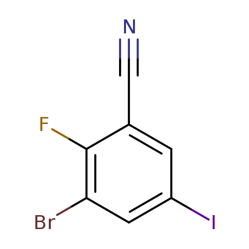 3-Bromo-2-fluoro-5-iodobenzonitrile