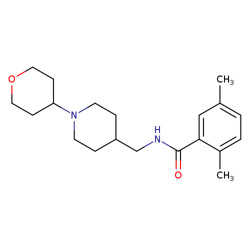 2,5-dimethyl-N-{[1-(oxan-4-yl)piperidin-4-yl]methyl}benzamide