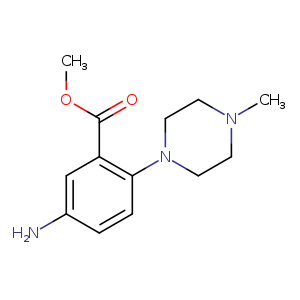 methyl 5-amino-2-(4-methylpiperazin-1-yl)benzoate