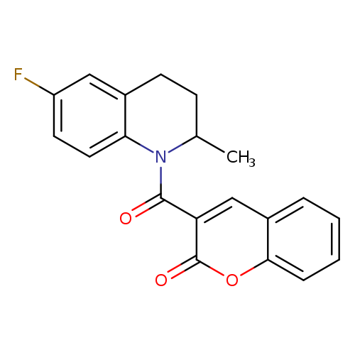 3-(6-fluoro-2-methyl-1,2,3,4-tetrahydroquinoline-1-carbonyl)-2H-chromen-2-one