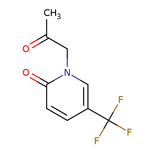 1-(2-oxopropyl)-5-(trifluoromethyl)-1,2-dihydropyridin-2-one