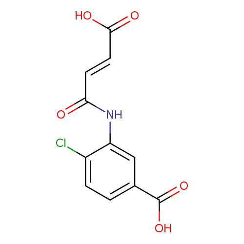3-[(3-Carboxyacryloyl)amino]-4-chlorobenzoic acid