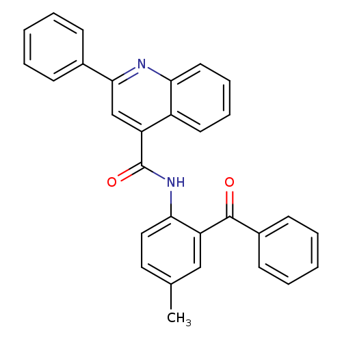 N-(2-benzoyl-4-methylphenyl)-2-phenylquinoline-4-carboxamide