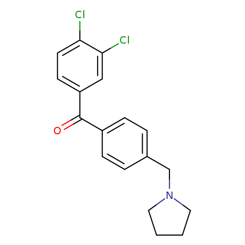 3,4-Dichloro-4'-pyrrolidinomethyl benzophenone