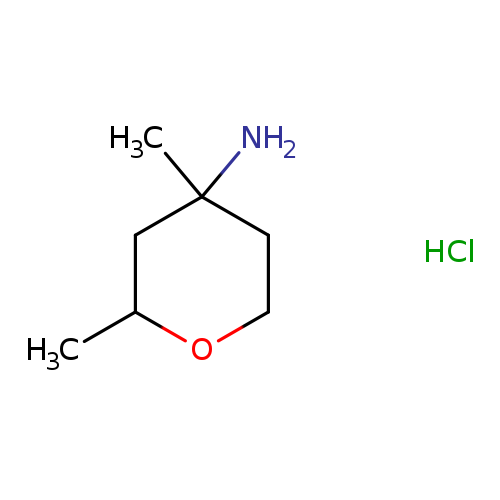 2,4-dimethyloxan-4-amine hydrochloride