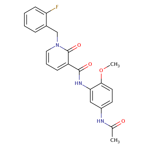N-(5-acetamido-2-methoxyphenyl)-1-[(2-fluorophenyl)methyl]-2-oxo-1,2-dihydropyridine-3-carboxamide