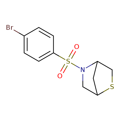 5-(4-bromobenzenesulfonyl)-2-thia-5-azabicyclo[2.2.1]heptane