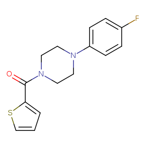 1-(4-fluorophenyl)-4-(thiophene-2-carbonyl)piperazine