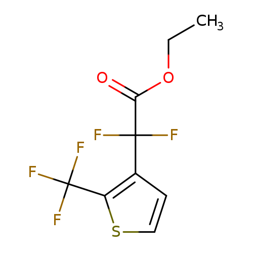 ethyl 2,2-difluoro-2-[2-(trifluoromethyl)thiophen-3-yl]acetate