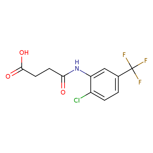 4-{[2-chloro-5-(trifluoromethyl)phenyl]amino}-4-oxobutanoic acid