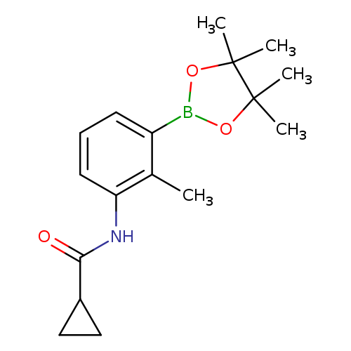 N-(2-Methyl-3-(4,4,5,5-tetramethyl-1,3,2-dioxaborolan-2-yl)phenyl)cyclopropanecarboxamide
