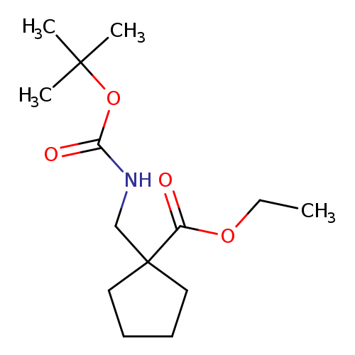 Ethyl 1-({[(tert-butoxy)carbonyl]amino}methyl)cyclopentane-1-carboxylate