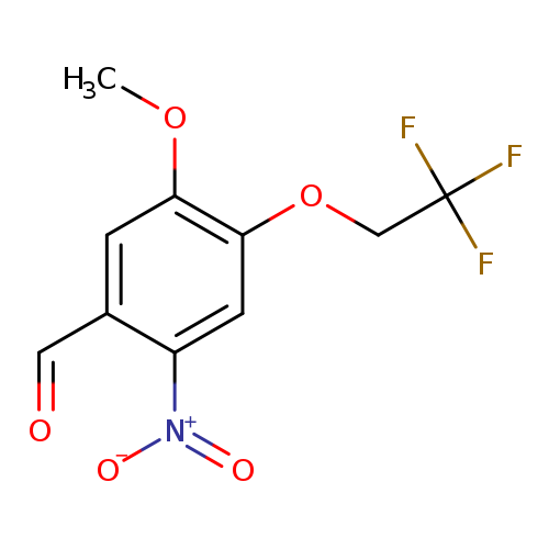 5-methoxy-2-nitro-4-(2,2,2-trifluoroethoxy)benzaldehyde