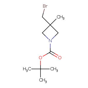 1-Azetidinecarboxylic acid, 3-(bromomethyl)-3-methyl-, 1,1-dimethylethyl ester