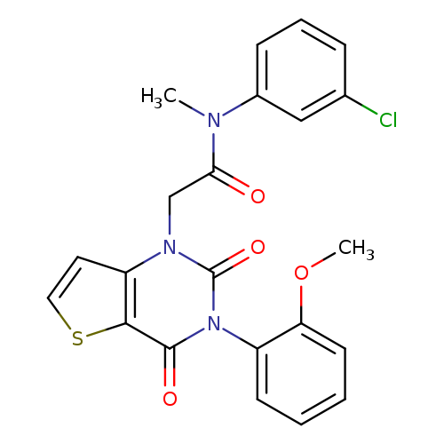 N-(3-chlorophenyl)-2-[3-(2-methoxyphenyl)-2,4-dioxo-1H,2H,3H,4H-thieno[3,2-d]pyrimidin-1-yl]-N-methylacetamide