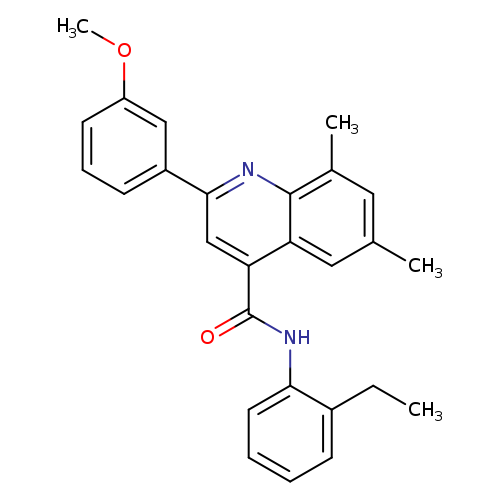 N-(2-ethylphenyl)-2-(3-methoxyphenyl)-6,8-dimethyl-4-quinolinecarboxamide
