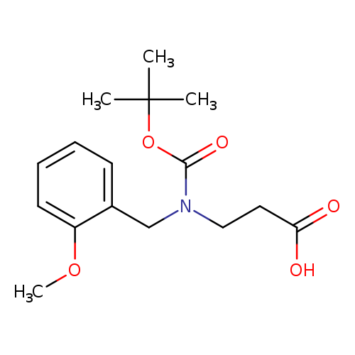 3-{[(tert-butoxy)carbonyl][(2-methoxyphenyl)methyl]amino}propanoic acid