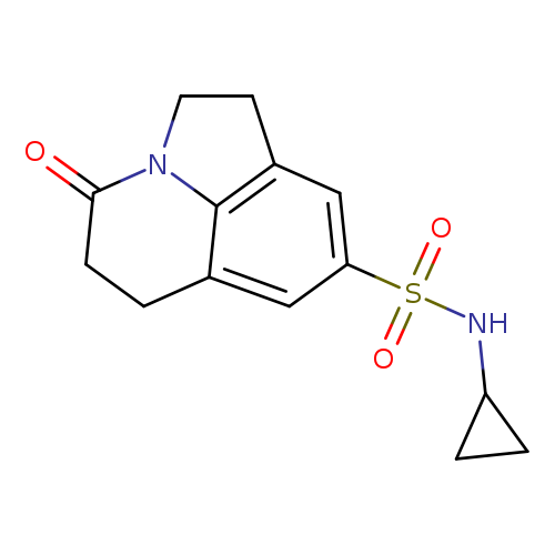 N-cyclopropyl-11-oxo-1-azatricyclo[6.3.1.0^{4,12}]dodeca-4(12),5,7-triene-6-sulfonamide