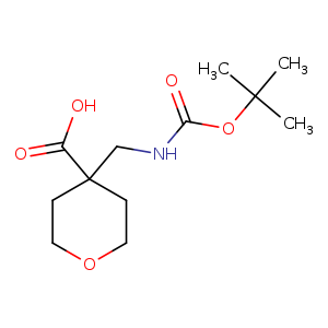 4-[[(2-methylpropan-2-yl)oxycarbonylamino]methyl]oxane-4-carboxylic acid