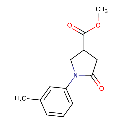 Methyl 1-(3-methylphenyl)-2-pyrrolidinone-4-carboxylate