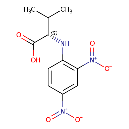 (2S)-2-[(2,4-dinitrophenyl)amino]-3-methylbutanoic acid