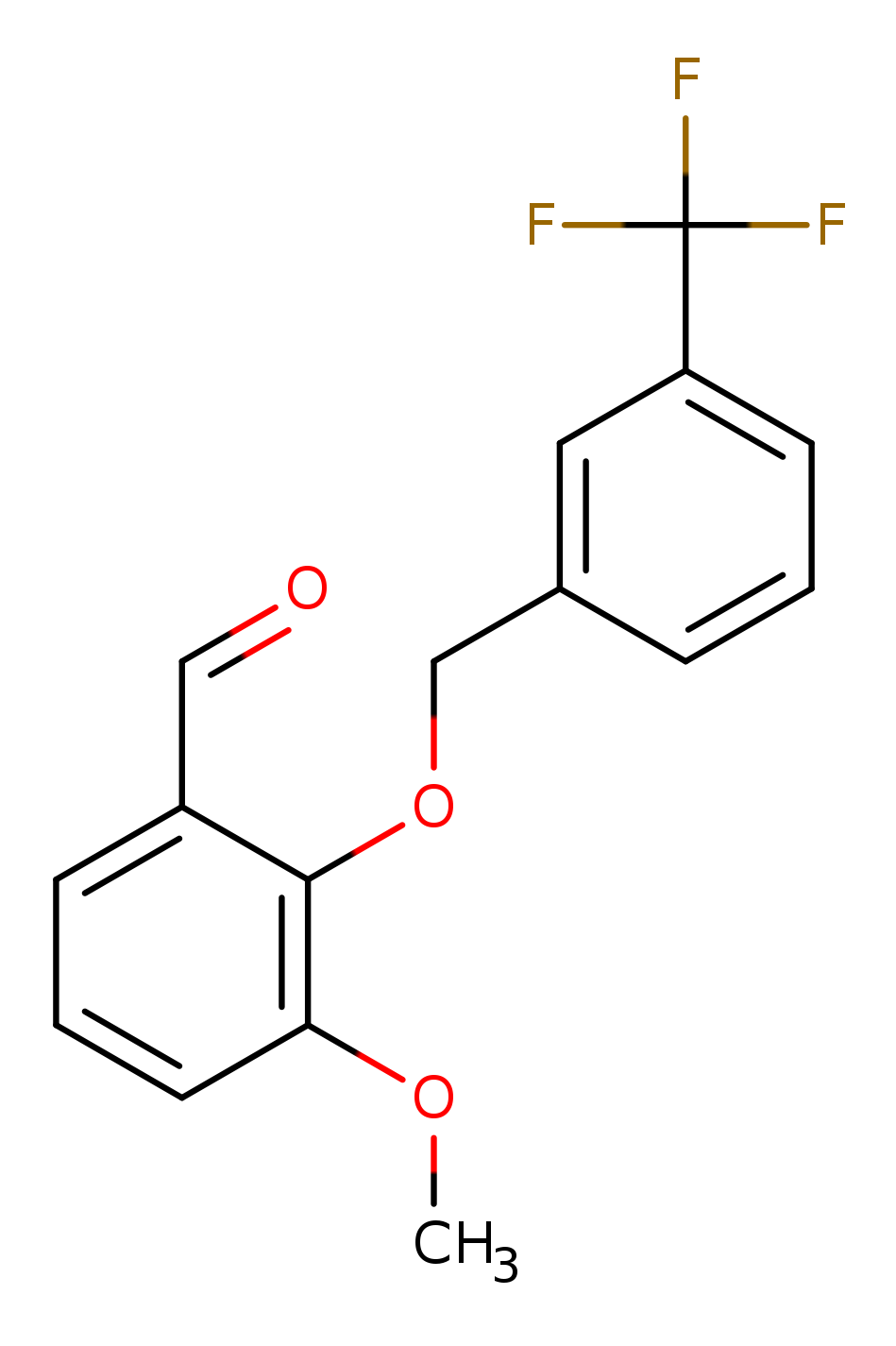 3-Methoxy-2-([3-(trifluoromethyl)benzyl]oxy)benzaldehyde