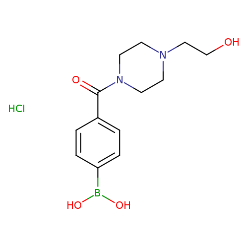 4-(4-(2-Hydroxyethyl)piperazinocarbonyl)phenylboronic acid HCl