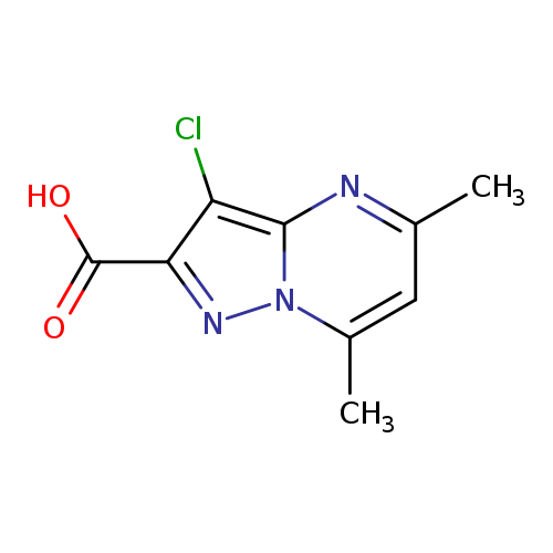 3-Chloro-5,7-dimethylpyrazolo[1,5-a]pyrimidine-2-carboxylic acid