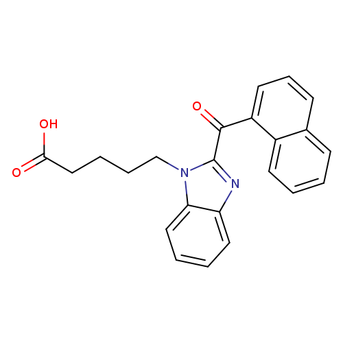 5-(2-(1-naphthoyl)-1H-benzo[d]imidazol-1-yl)pentanoicacid