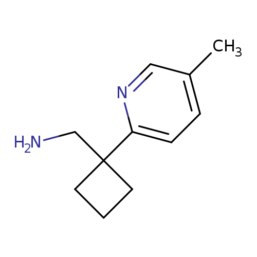 1-[1-(5-methylpyridin-2-yl)cyclobutyl]methanamine