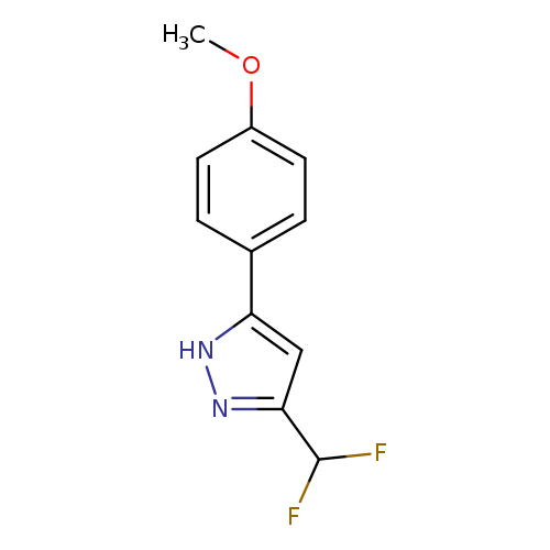 3-Difluoromethyl-5-(4-methoxyphenyl)pyrazole