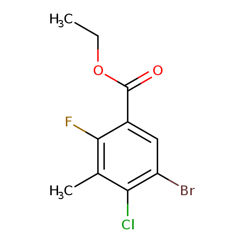 Ethyl 5-bromo-4-chloro-2-fluoro-3-methylbenzoate