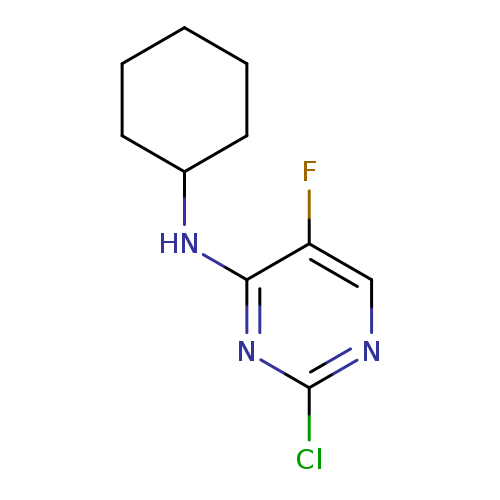 2-Chloro-n-cyclohexyl-5-fluoropyrimidin-4-amine