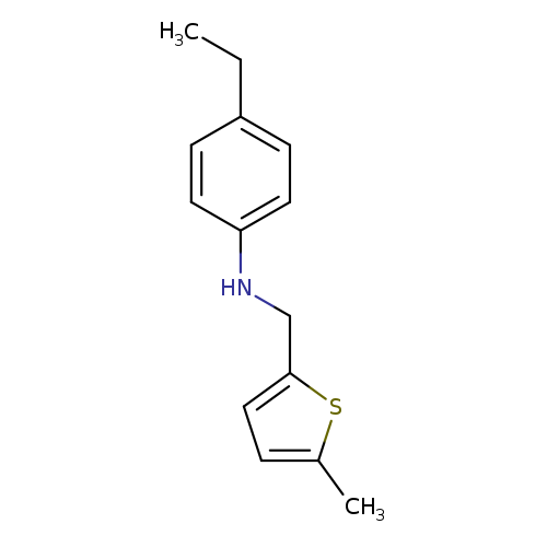 4-ethyl-N-[(5-methylthiophen-2-yl)methyl]aniline