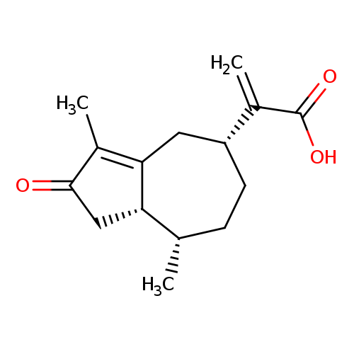 5-Azuleneacetic acid,1,2,4,5,6,7,8,8a-octahydro-3,8-dimethyl-a-methylene-2-oxo-,[5R-(5a,8a,8ab)]-