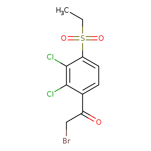 2-Bromo-1-(2,3-dichloro-4-(ethylsulfonyl)phenyl)ethanone