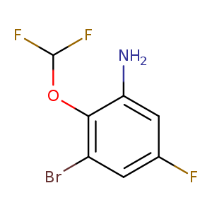 3-Bromo-2-(difluoromethoxy)-5-fluoroaniline