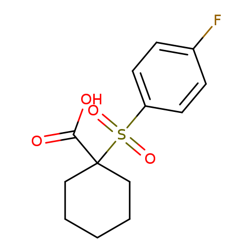1-(4-fluorobenzenesulfonyl)cyclohexane-1-carboxylic acid
