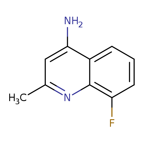 4-Quinolinamine, 8-fluoro-2-methyl-