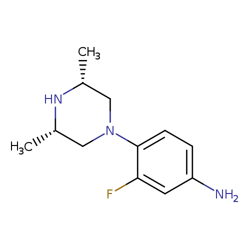 4-(Cis-3,5-dimethylpiperazin-1-yl)-3-fluoroaniline