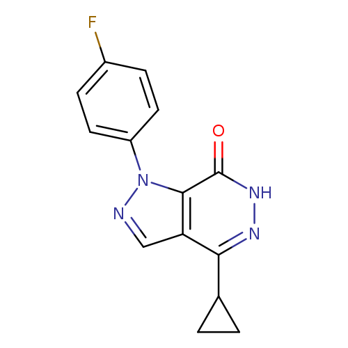 4-CYCLOPROPYL-1-(4-FLUOROPHENYL)-1,6-DIHYDRO-7H-PYRAZOLO[3,4-D]PYRIDAZIN-+