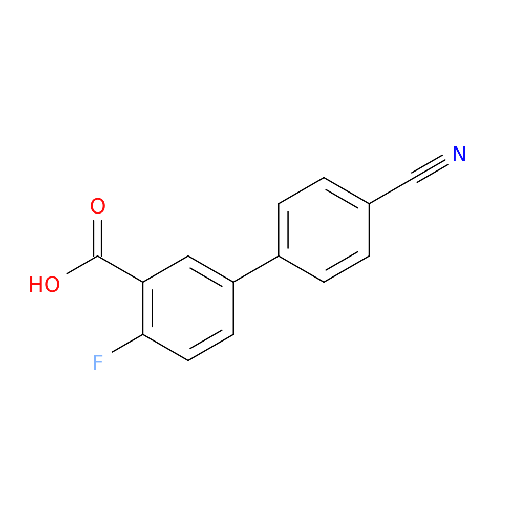 5-(4-Cyanophenyl)-2-fluorobenzoic acid
