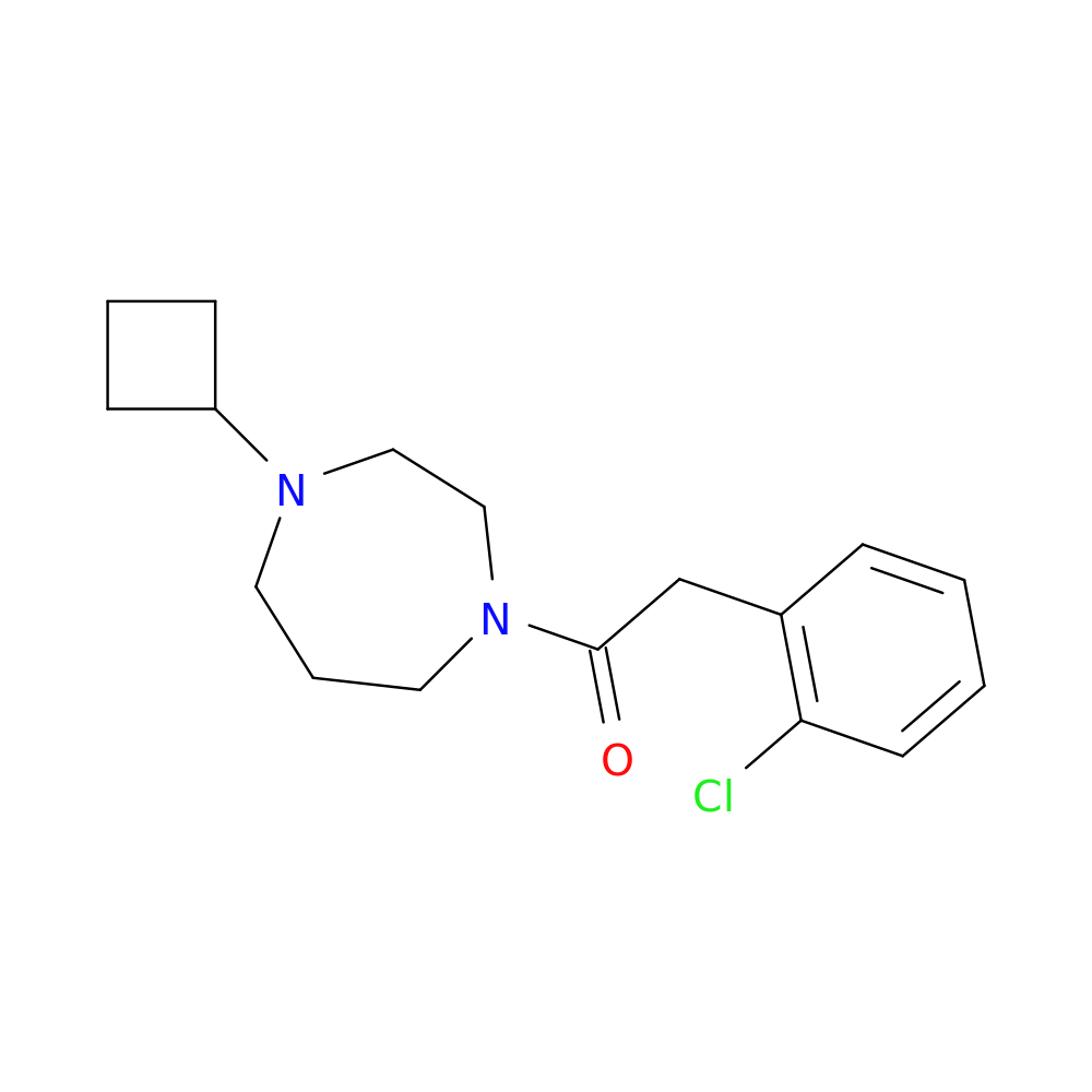 2-(2-chlorophenyl)-1-(4-cyclobutyl-1,4-diazepan-1-yl)ethan-1-one